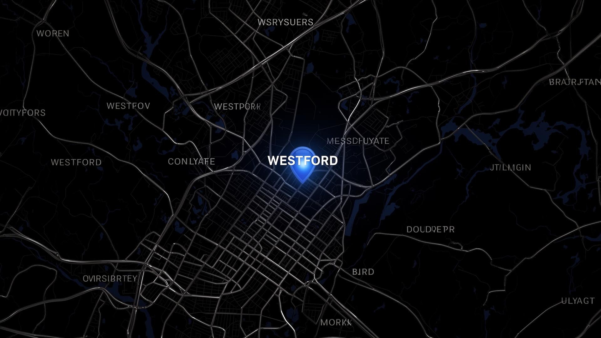 Map of Westford, Massachusetts service area